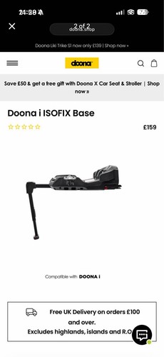 Doona isofix base - isofix,